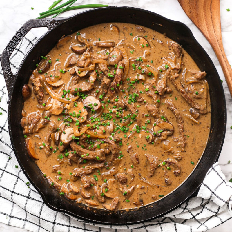 Beef Stroganoff